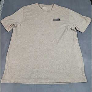Travis Mathew Shirt Mens 2XL Brown Vacation Lightweight Horizon Scene‎ Crew Neck